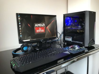 Ryzen 5 2600 3.40ghz gaming PC with HyperX DDR4, SSD, RX570, 22” Lcd - Image 3