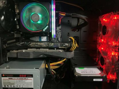 Ryzen 5 3500x 3.8ghz gaming PC with Strix RX570,16gb RGB DDR4, nvmeSSD + 1tb HDD, 22" Led etc - Image 7