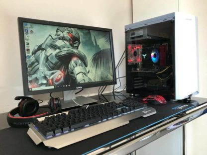 i5-4670 3.4ghz gaming PC with RX580, 16gb DDR3, SSD, 22″ Lcd etc