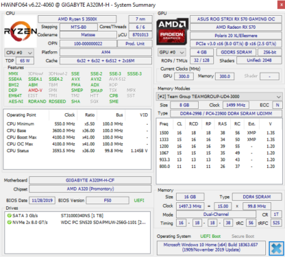 Ryzen 5 3500x 3.8ghz gaming PC with Strix RX570,16gb RGB DDR4, nvmeSSD + 1tb HDD, 22" Led etc - Image 5