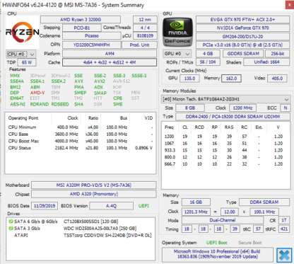 Ryzen 3 3200g 3.6ghz gaming PC with GTX970, SSD, 16gb DDR4, 22" Lcd - Image 3