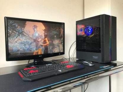 9th gen i5 4ghz gaming PC with RX5500XT, m.2.SSD, 16gb DDR4, 24" Lcd - Image 3