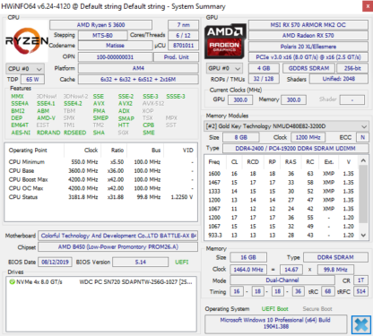 Ryzen 5 3600 4ghz gaming PC with RX570, 16gb DDR4, NVMe, 23" Lcd - Image 2