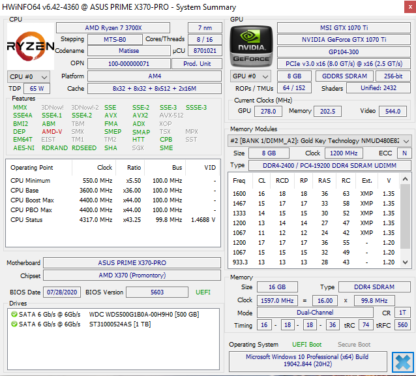 Ryzen 7 3700X 4ghz gaming PC with GTX 1070 Ti, 16gb DDR4, 500gb SSD - Image 8