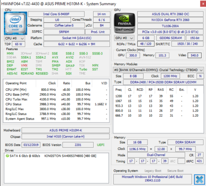 9th gen i5 4ghz gaming PC with RTX 2060, 16gb DDR4, Solid state drive - Image 2