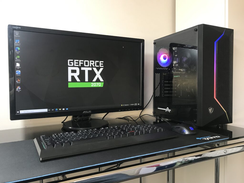 Ryzen 5 3500X 4ghz gaming PC with RTX 2070, 16gb DDR4, 512gb NVMe SSD ...