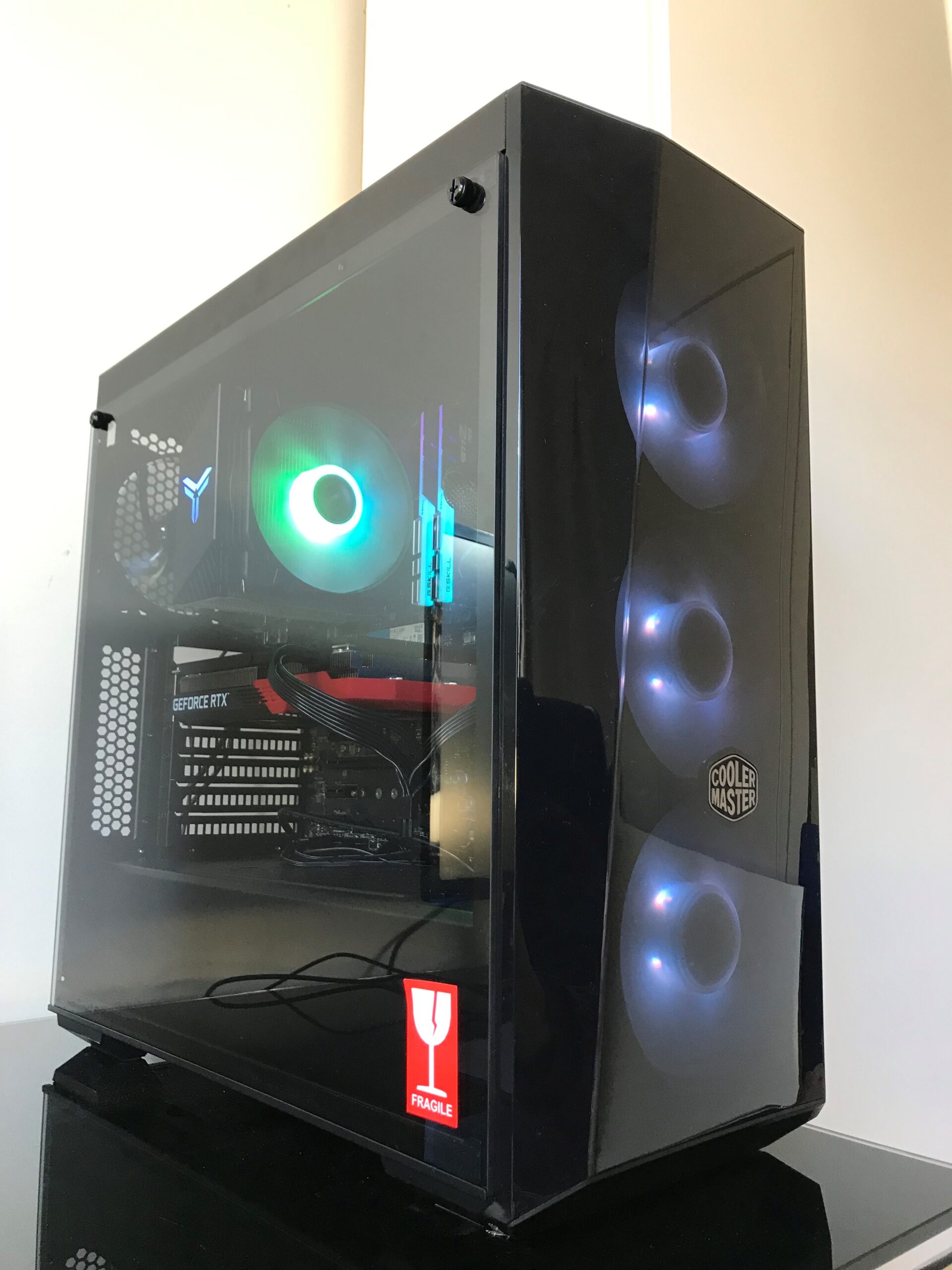 9th gen i7 4.5ghz gaming PC with RTX 3060, 16gb RGB DDR4, 500gb m.2