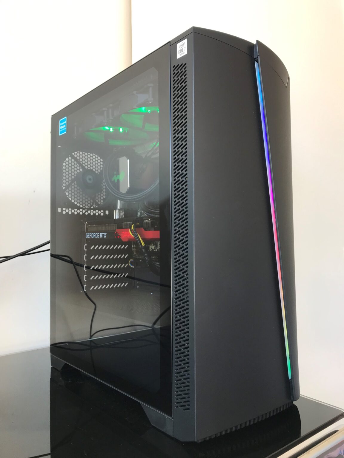 i710700K liquid cooled 5ghz gaming PC with RTX 3060, 16gb RGB DDR4