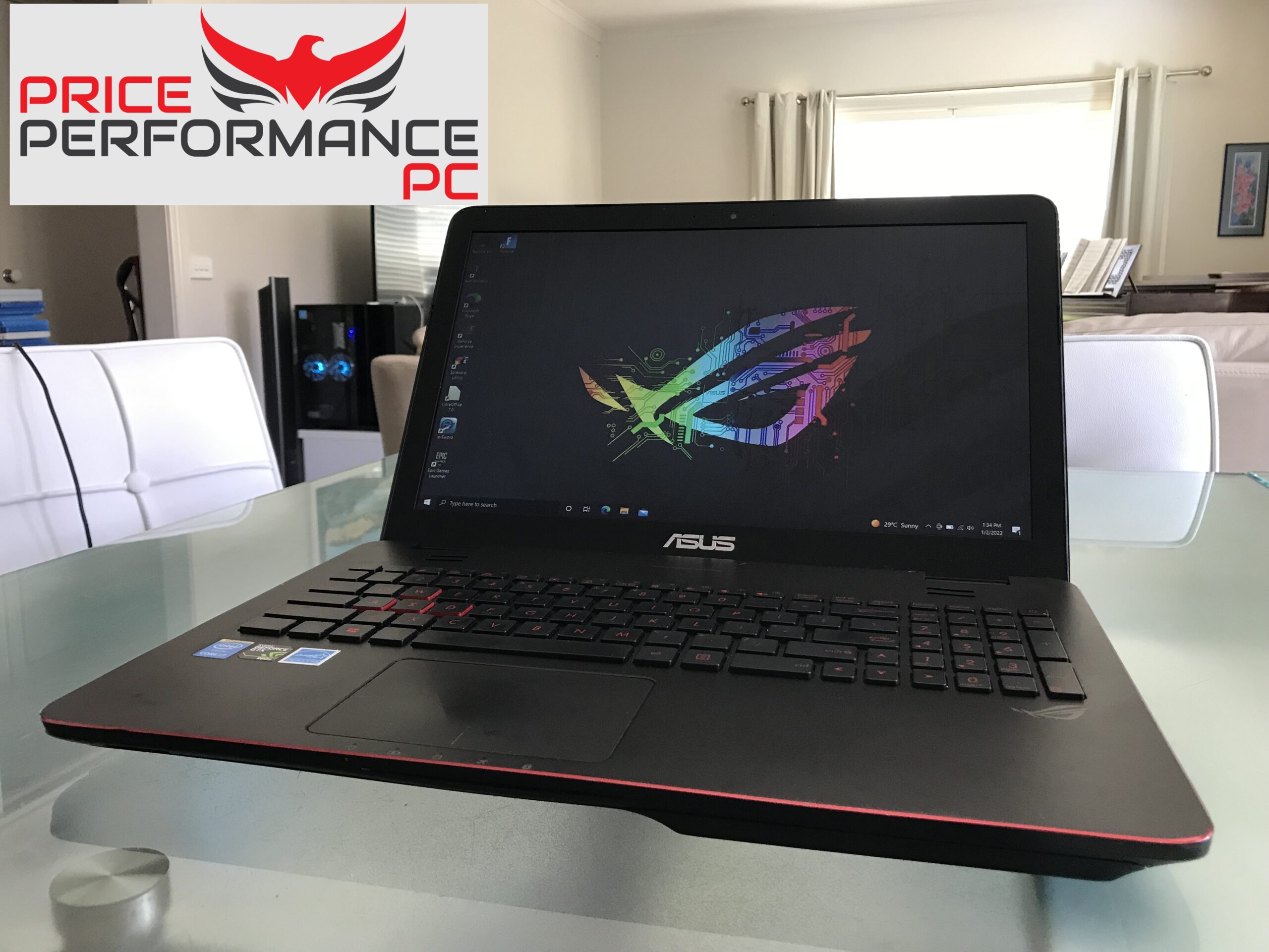 Asus ROG i7-4720HQ gaming laptop with GTX960M, 16gb DDR3, 256gb SSD