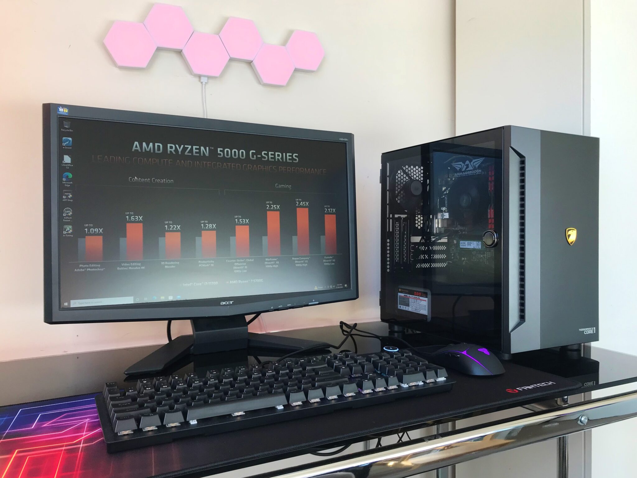 2021 Ryzen 5 5600G 4ghz PC with 8gb DDR4, NVMe SSD, Wifi | Price ...