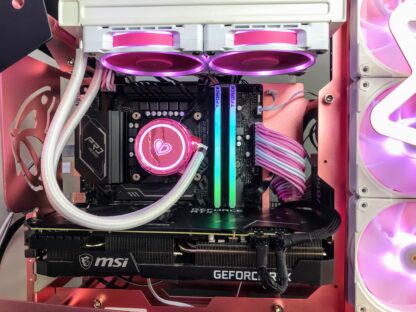 i7-12700KF 12 core 5ghz pink gaming PC with RTX 3080, 32gb DDR4-3600 - Image 3